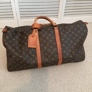 Louis Vuitton Vintage Keep All 55 duffle bag